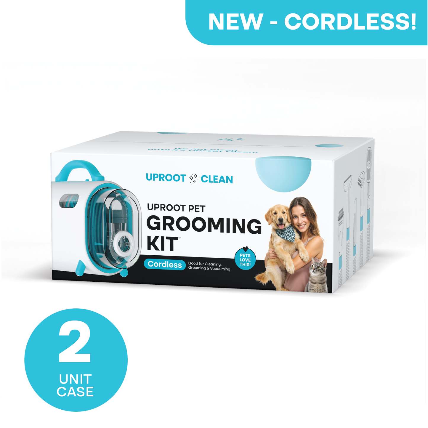 Uproot Clean Cordless Pet Grooming Kit Retail (2 Unit Case Pack)