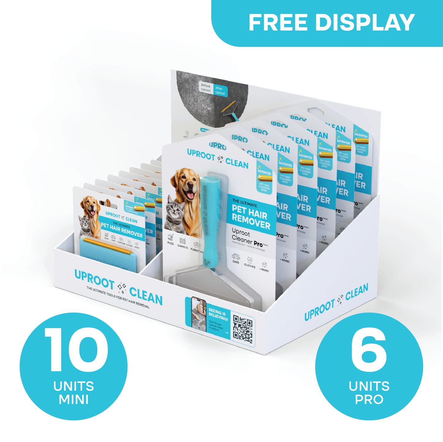 Uproot Cleaner Mini + Pro - Point of Sale Package