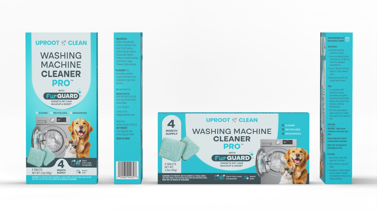 Washing Machine Cleaner Pro - 4 Month Supply (6 Unit Case Pack) - PRE-ORDER