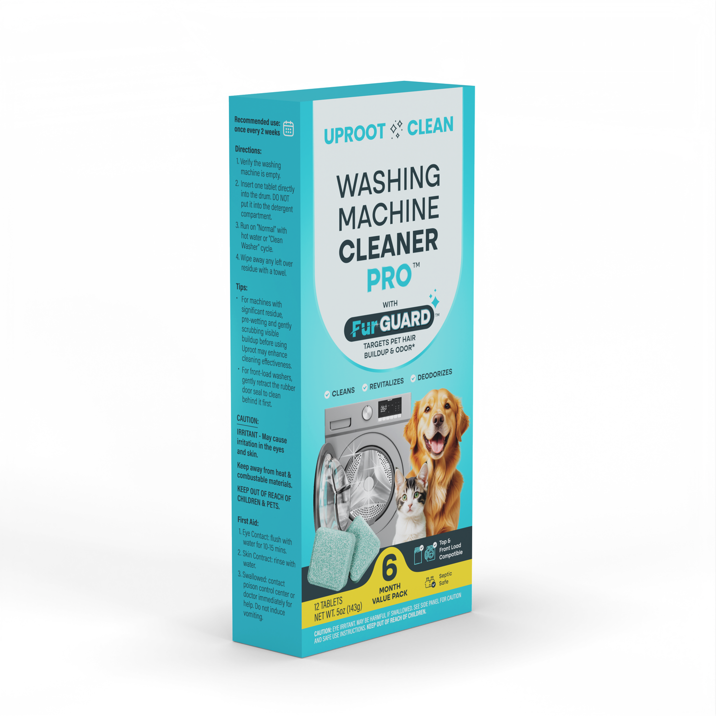 Washing Machine Cleaner Pro - 6 Month Value Pack (6 Unit Case Pack) - PRE-ORDER
