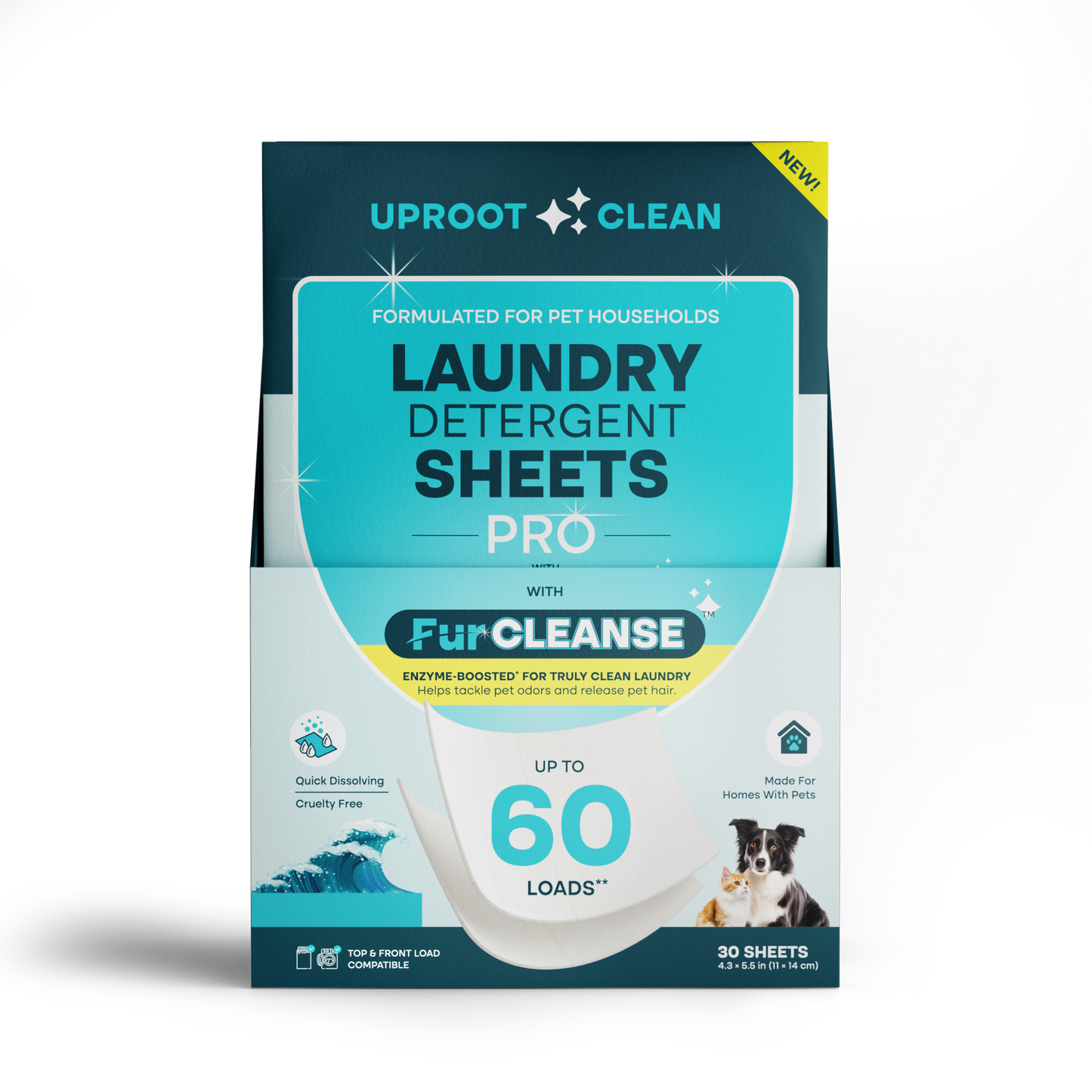 Laundry Detergent Sheets Pro (30ct) - 12 Unit SRP Casepack