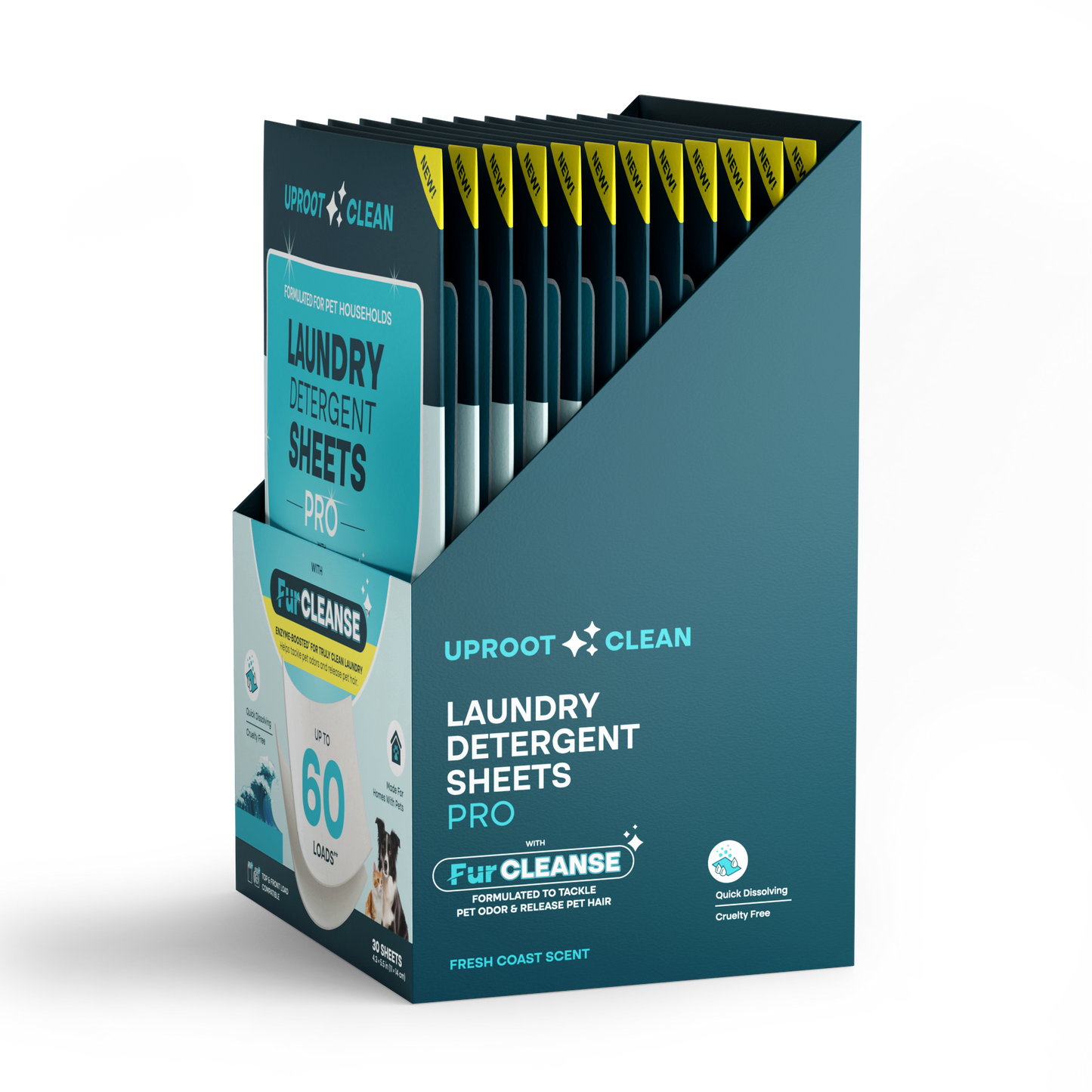 Laundry Detergent Sheets Pro (30ct) - 12 Unit SRP Casepack