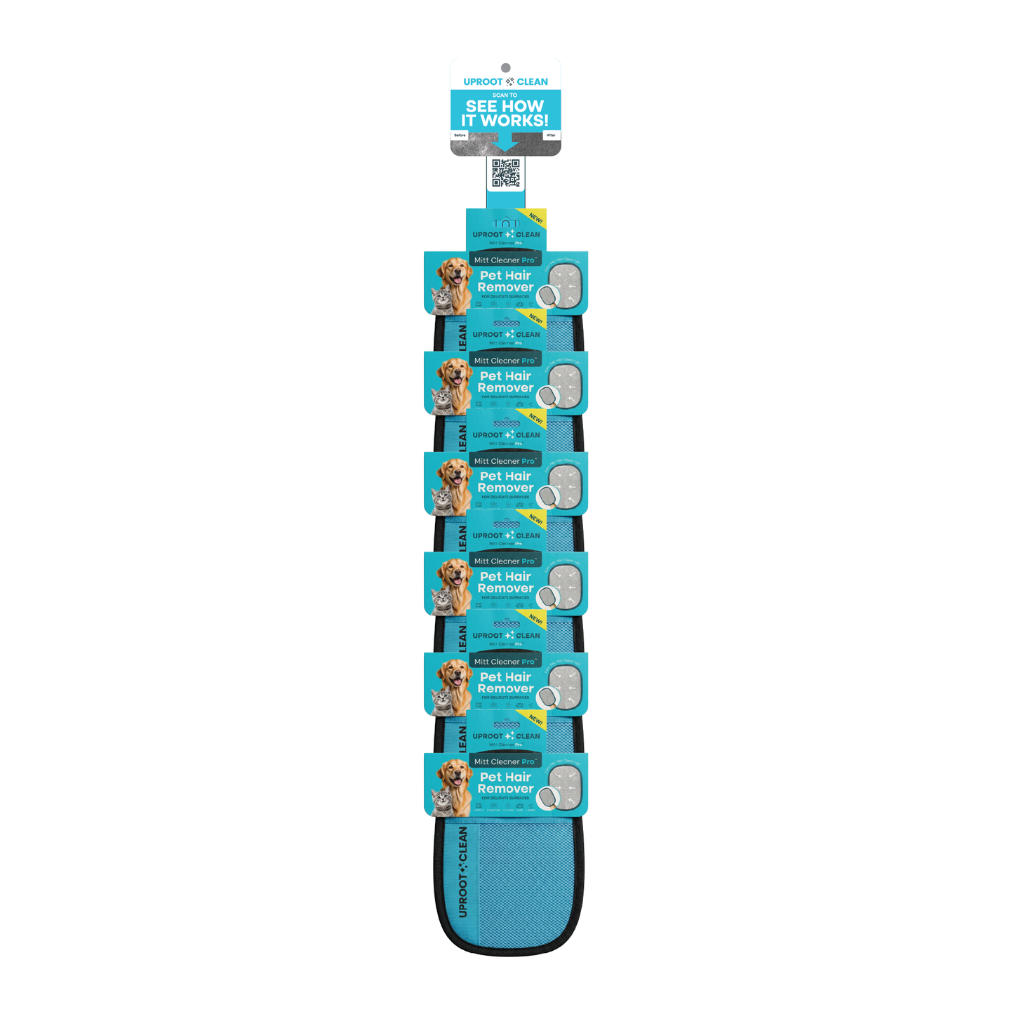 Mitt Cleaner Pro - 6 Unit Clipstrip